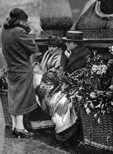 Bloemenverkopers, Piccadilly Circus, Londen, 1926-1927
