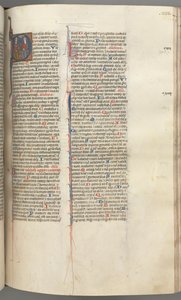 Fol. 233r, Psalm 109, gehistorieerde initiaal D, God de Vader en Zoon..., ca. 1275-1300