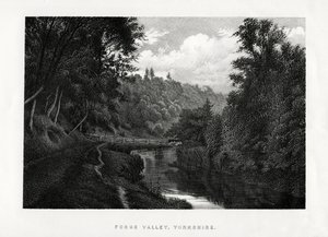 Forge Valley, Yorkshire, 1896 door Unbekannt