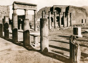 Foro triangolare, Pompeii, Italië, ca. 1900s door Unbekannt