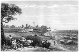 Fort George, Madras, India door Unbekannt