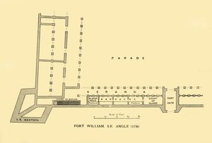 Fort William, S.E. Hoek, 1756, 1925