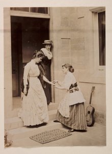 Waarzegger, circa 1895 door Unbekannt