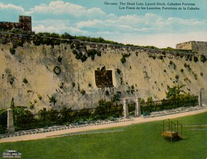 Foso de los Laureles en La Cabana Fort, Havana, Cuba, c1920