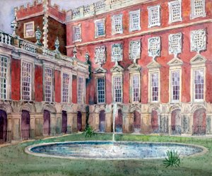 Fontein bij Hampton Court Palace