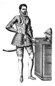 François, hertog van Anjou en Alençon, in damasceense wapenrusting, 16e eeuw, 1870