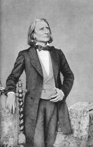 Franz Liszt, 19e-eeuwse Hongaarse componist, pianist, dirigent en leraar