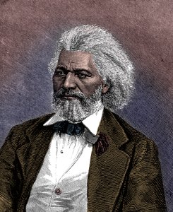 Frederick Douglass 1817-1895, Amerikaanse diplomaat, abolitionist en schrijver, 1875
