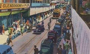Frederick Street, Port of Spain, Trinidad, B.W.I., ca. 1940s