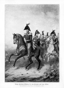 Frederik Willem III, koning van Pruisen, en zijn zonen, 1900