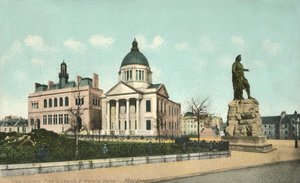 Vrije Bibliotheek Vrije S Kerk & Wallace Standbeeld - Aberdeen door Unbekannt