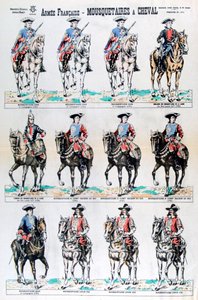 Frans Leger, bereden musketiers, 17e eeuw, 19e eeuw door Unbekannt