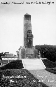 Monument van het Franse Vreemdelingenlegioen, Sontay, Vietnam door Unbekannt