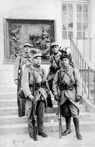 Franse Vreemdelingenlegionairs, Algerije, ca. 1910 door Unbekannt