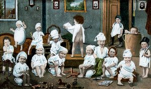Franse Ansichtkaart, ca. 1900 door Unbekannt