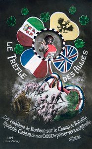 Franse WWI-ansichtkaart door Unbekannt