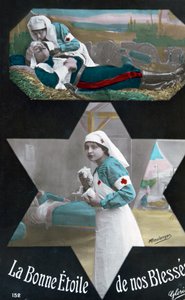Franse WWI-ansichtkaart, 1914-1918 door Unbekannt