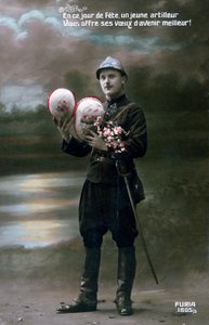 Franse ansichtkaart uit de Eerste Wereldoorlog, 1914-1918