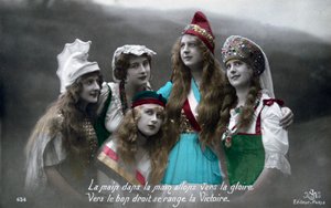 Franse WWI ansichtkaart, 1914-1918