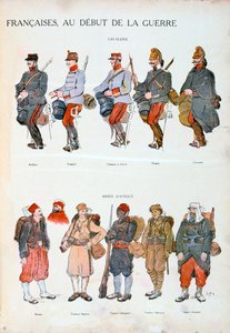 Franse legeruniformen, Eerste Wereldoorlog, 1914 door Unbekannt