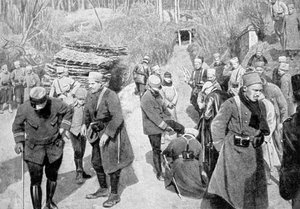 Franse koloniale soldaten in Picardië, Frankrijk, Eerste Wereldoorlog, 1915 door Unbekannt