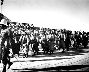 Franse troepen, Tientsin, China, 1900