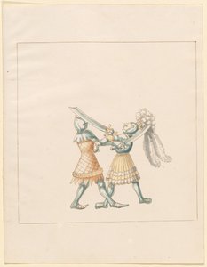 Freydal, Het boek van steekspelen en toernooien van keizer Maximiliaan I: Gevechten...Plaat 154, ca. 1515