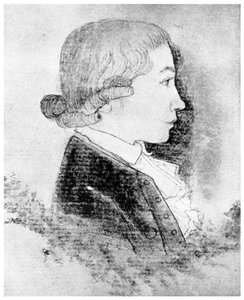 Friedrich Hölderlin, Duitse dichter, 19e eeuw door Unbekannt