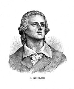 Friedrich Schiller, Duitse dichter, filosoof, historicus en dramaturg door Unbekannt
