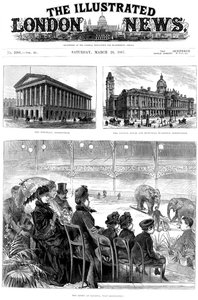 Voorpagina van The Illustrated London News door Unbekannt