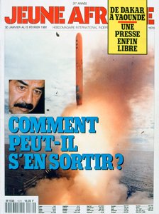 Voorpagina van Jeune Afrique, 1991