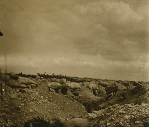 Frontlinie, Jonchery, Noord-Frankrijk, ca. 1914-ca. 1918 door Unbekannt