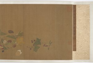 Fruit, groenten, bloemen en insecten, Ming-dynastie door Unbekannt