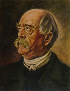 Fürst Bismarck 1815-1898. de ijzeren kanselier schilderij van P. Krom, 1934 door Unbekannt