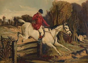 Full Cry - Tom Clarke, jager van de Old Berkshire, c1879