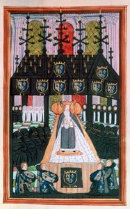 Begrafenis van Anne van Bretagne, Notre Dame, Parijs, 1514, 16e eeuw door Unbekannt