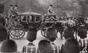 Begrafenisstoet van Koning Edward VII, Londen, 20 mei 1910 door Unbekannt