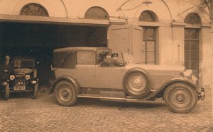 Garage bij de Cubaanse ambassade in Brussel, België, 1927