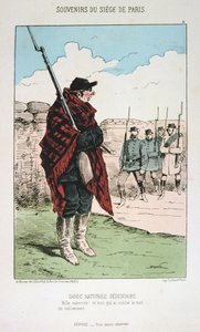 Garde Nationale Sedentaire, Beleg van Parijs, 1870-1871