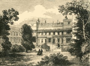 Tuinzijde van Northumberland House, 1881 door Unbekannt