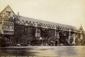 Tuinzijde, St Johns College, Oxford, Oxfordshire, eind 19e of begin 20e eeuw door Unbekannt