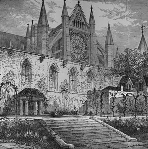 Tuin van Ashburnham House, 1890
