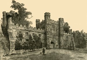 Poort van Battle Abbey door Unbekannt