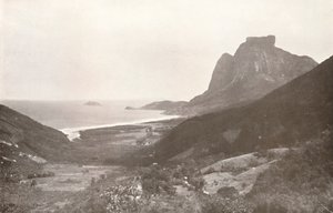 Gavea Berg en de Zuid-Atlantische Oceaan, 1914 door Unbekannt
