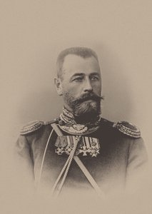 Generaal Alexander Nikolaevich Poretsky 1855-1917 door Unbekannt