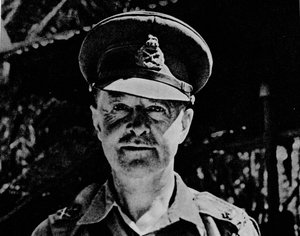 Generaal Alexander, commandant van de Britse troepen in Noord-Afrika, 1942
