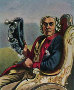 Generaal Fouqué 1698-1774. - Schilderij van Menzel, 1934 door Unbekannt