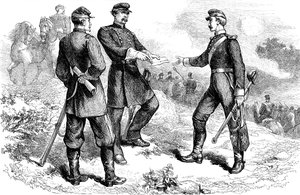Generaal McClellan bij de Slag om Antietam, Amerikaanse Burgeroorlog, 1862 ca. 1880