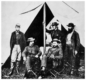 Hoofdkwartier van Generaal McClellan, Antietam, Maryland, Amerikaanse Burgeroorlog, 1861-1862, 1955