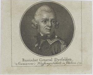 Generaal Otto Wilhelm Derfelden 1737-1819, ca. 1800 door Unbekannt